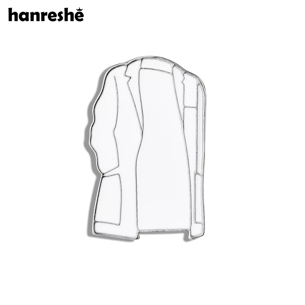 Medical Laboratory Scientist - Hanreshe White Coat Enamel Brooch Pin