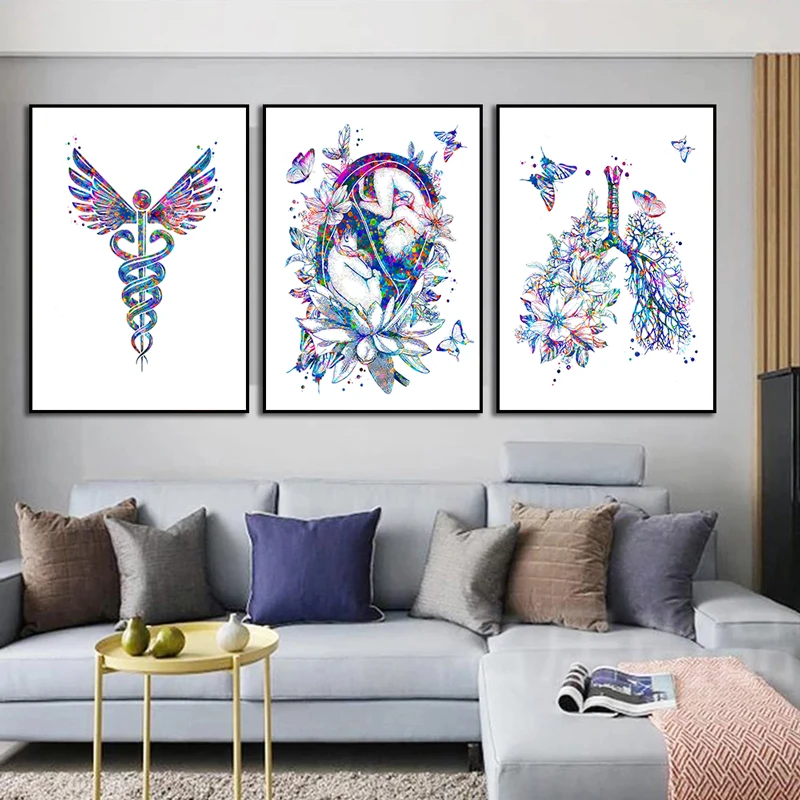 Anatomy Medical Poster Flower  - đánh giá và giá Medical Lab Posters