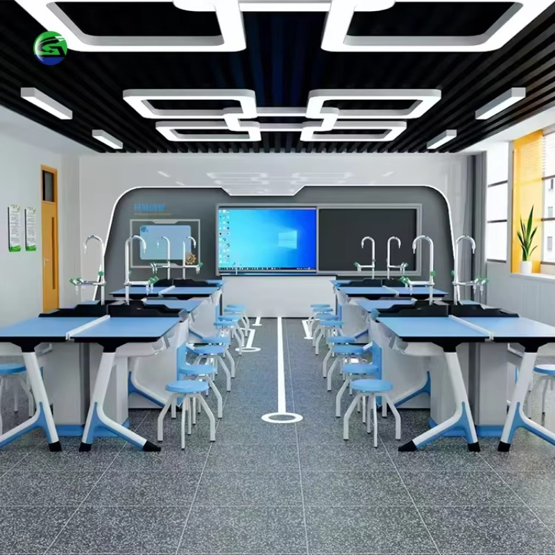 Modern Steel School Laboratory - đánh giá và giá Medical Lab Center